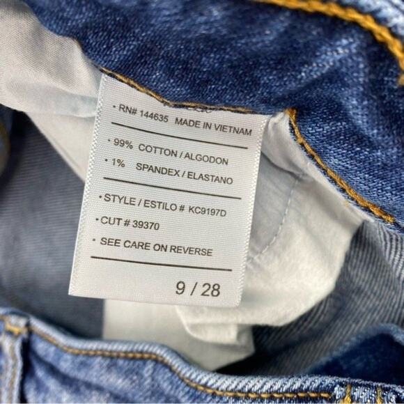 Kancan Milan High Rise Mom Jeans Distressed Busted Knee high rise - Picture 4 of 8